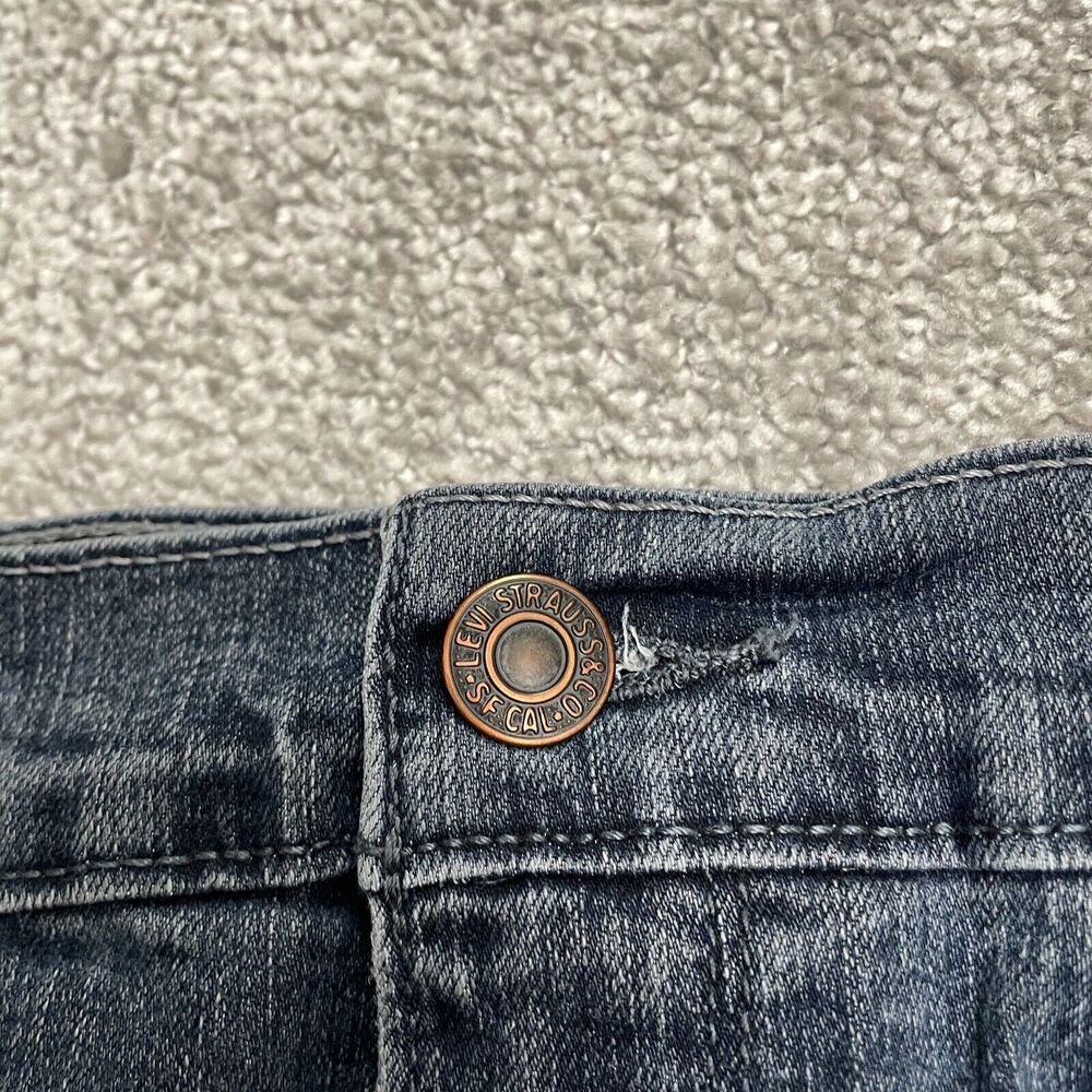 Levi's 505 Straight Denim Jeans Womens 10 Blue Cotton Casual Mid Rise 31x30.5 - Picture 14 of 15